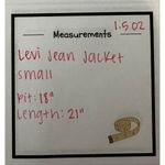 Levi's Levi Strauss Signature Gold Blue Jean Jacket Womens Small Jean Jacket Photo 6