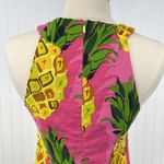 Trina Turk Dress Womens 0 Peony Pink Aptos Pineapple Summer Beach Cruise Swinger Photo 4