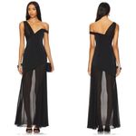 Camila Coelho NEW Cecily Gown in Black Photo 1