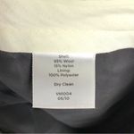 Talbots Black & White Glen Plaid Wool Blend Cuffed Wide Leg Trouser Pants Photo 7