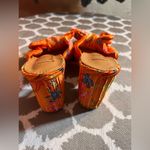 Lulu's Orange Floral Women's Shoes Size 6.5 Photo 6