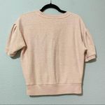 J.Crew Peach Puff Short Sleeve Sweater Womens XXS Boxy Fit Fall Preppy Crew Neck Photo 6