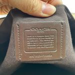 Coach Y2K Khaki White Jacquard Leather Fabric Trim Hobo Shoulder Tote Bag Retro Photo 10