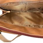 M.C. Marc Chantal Faux Leather Western Shoulder Handbag Tan Photo 7