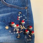 AQUA  jean shorts with embroidery Sz.28 Photo 4