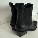 Open Edit Stylish Black Chelsea Ankle Boots Low Heel Women Size 9 Photo 4
