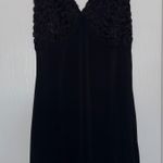 Target Mixed Material Black Maxi Dress Photo 2