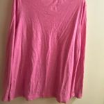 Danskin  Now Women’s Loose Long Sleeve Shirt XL 16 18 Hot Pink Bust 40” Dri More Photo 4