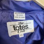 Vintage Long Bright Purple Raincoat Spring Outdoors Belted Button Up Jacket Size 12 Photo 7