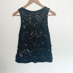 EXPRESS  Y2K Black Crochet Tank Top Vest Top Photo 4