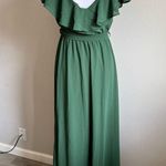 Baltic Born NWT  Evergreen Katya Ruffle Maxi Dress Womens S Formal Coquette Photo 4