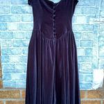 Laura Ashley Vintage Velvet Dress Size 6 Deadstock Photo 4