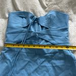 ZARA : Elegant Blue Strapless Dress Photo 7