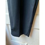Piazza Sempione harion Black wool high rise Pants Stretch Side Zip Size Medium Photo 6