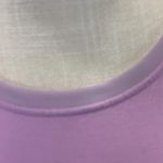 Chico's Chico’s Zenergy Double Layer Mesh Top Purple Size 2 Photo 3