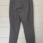 Rag and Bone  Women’s 10 Navy Blue Gingham Simone Ankle Pants Office Core Career Photo 2