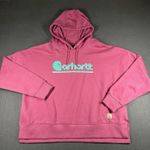 Carhartt Hoodie Womens XL Tencel Fiber Series Loose Fit Sweatshirt Fall NWT Photo 0