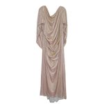 Betsy and Adam NWT  Gracie Long Glitter Galaxy Cowl Neck Back Dress Pink Size 22W Photo 2