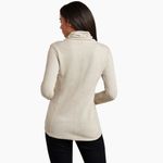 Kuhl  Athena Pullover Sweatshirt Dove Beige Quilted M Photo 1