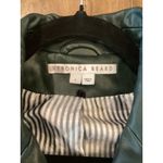 Veronica Beard  Hollis Emerald Faux Vegan Leather Dickey Jacket Blazer Size 4 Photo 11