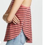 Stateside Anthropologie Striped Racerback Tank Pink size S Photo 1