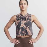 Nobull NWT Women’s Muscle Tank - XXL - Tan and Black Tie Dye Photo 0