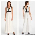 Karl Lagerfeld  Ivory Sequin Full Leg Formal Colorblock Jumpsuit NWT 4 Photo 1