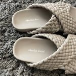 Charles David  Defend Woven Leather Platform Slides Photo 3