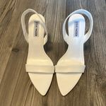 Steve Madden White Heeled Sandals Photo 3