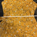 SheIn VCAY Ditsy Floral Open-Back Mock Wrap Dress Photo 8