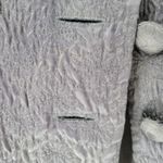 VTG Womens Dress Coat Sm Black Quilted Floral Embellished Puff Sleeve Size 2P Photo 10