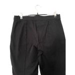 Everlane  Fitted Ankle Tapered Leg Pants Black Size 12‎ Side Zipper Dress Casual Photo 5
