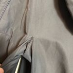 Ann Taylor  Womens Jacket Puff Collar and Sleeves Zipper Pockets Gray Size Medium Photo 4