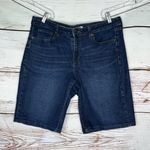 Sonoma  Size 14 Dark Blue Wash Denim 5 Pocket Bermuda Jean Shorts Photo 0