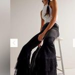 Free People NWOT We The Free Mystique Lace Flare Jeans Photo 0