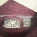 New Balance  Performance Polar Fleece Quilted Run Jacket In Burgundy W1880 Sz M Photo 2
