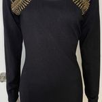 Say What? Gold Studded Shoulder Dress Photo 1