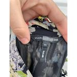 Marissa Webb Deanna Black Floral Print Silk Sleeveless V Photo 6