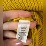 Marc New York  Mustard Yellow Knit Sweater Medium Photo 5