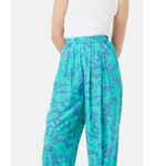 NWT Gorman Beach Bay Pants in Blue & Green Print AU 20/ US 16 Photo 0
