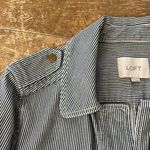 Loft  pinstripe jacket Medium Photo 3