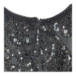 Oleg Cassini  Women’s Silk Black Cocktail Evenings Beaded Dress Sz 6 Photo 10