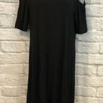 Fabletics  Black Sunburst T-Shirt Knit Dress Photo 0