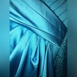 NWT Portia & Scarlett Blue Rhinestone and Satin Gown Size 4 Photo 7