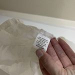 Johnny Was  Sheer white embroidered floral drawstring tunic dress size Large Photo 4