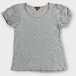 Vince Camuto Women’s  Soft Boho Tee Heather Gray Puff Sleeve Size Small Photo 0