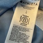 Athleta  dusty blue Quarter-Zip Pullover very soft size large Photo 2