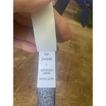 Tommy Hilfiger Women’s Black Tan Reversible Belt size L Logo Buckle NWT Photo 3