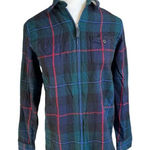 Ralph Lauren Lauren‎  Women Wool Plaid Zip Up Jacket Size Petite Small Blue Green Photo 0