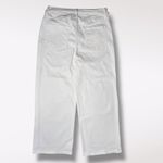 Vigoss  White Wide Leg Cropped Jeans Women’s Size 9 29 High Rise Stretch Belted Photo 5